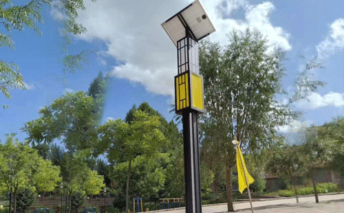 墨脱智慧路灯安装